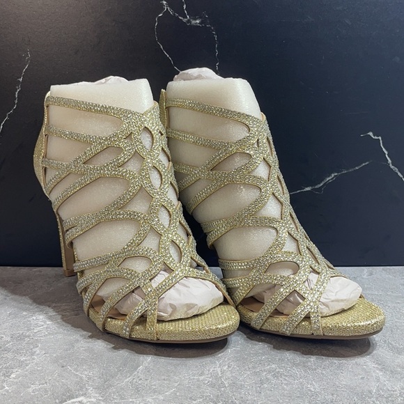 Derek Heart Shoes - Derek Heart Cinderella Pumps Gold/Silver Size 7.5m